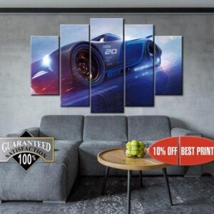 Sports Car - Automative 5 Panel Canvas Art Wall Decor