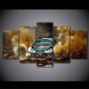 Sports Racing Car - Automative 5 Panel Canvas Art Wall Decor
