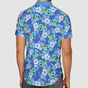 Squirtle Pokemon Tropical Beach Hawaiian Shirt