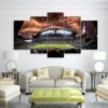 Srahawks stadium - Sport 5 Panel Canvas Art Wall Decor