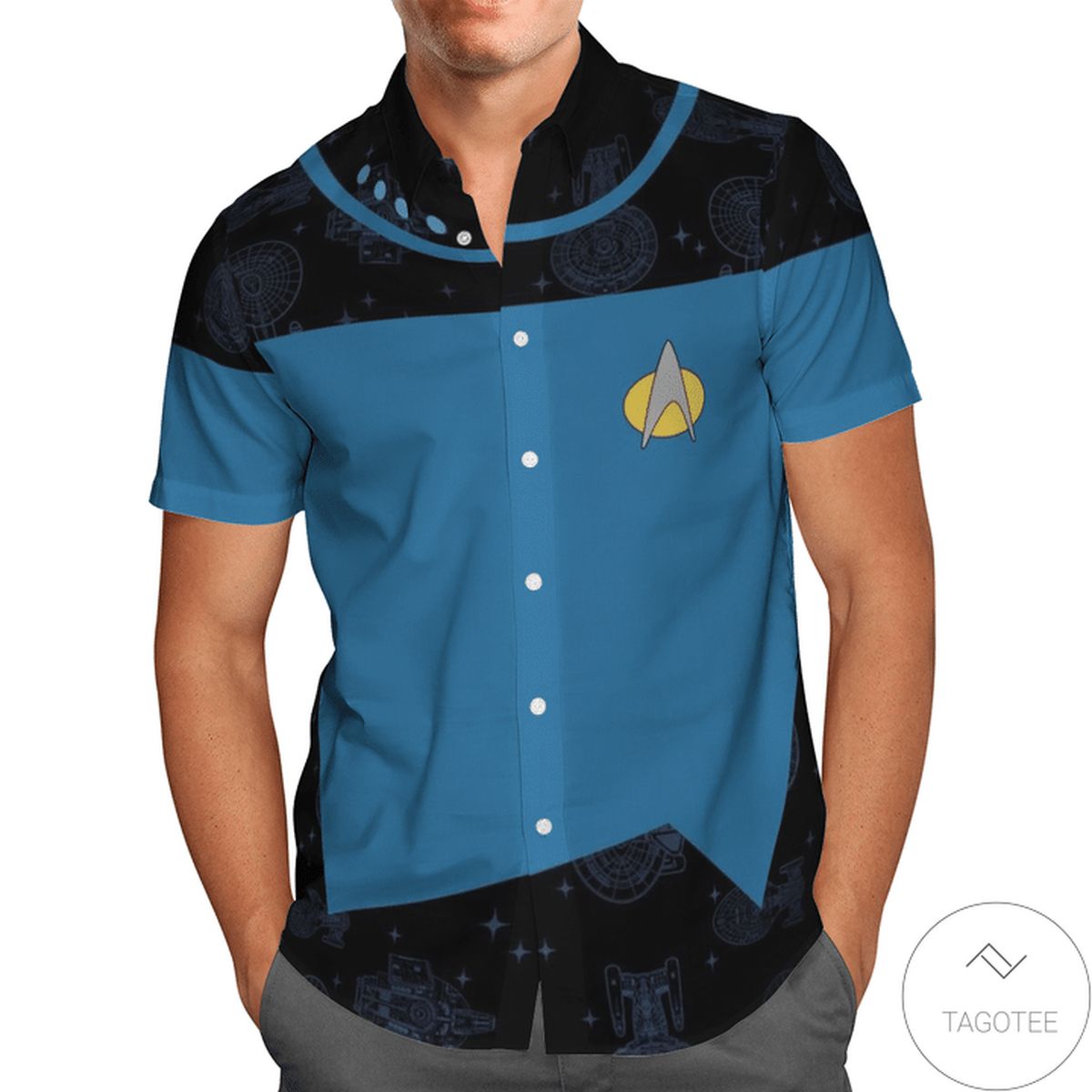 St Black And Blue Hawaiian Shirt St Black And Blue Hawaiian Shirt