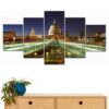 St Paul’S Cathedral - Nature 5 Panel Canvas Art Wall Decor