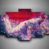St. Louis Cardinals 3 - Sport 5 Panel Canvas Art Wall Decor