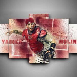 St. Louis Cardinals - Sport 5 Panel Canvas Art Wall Decor