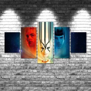 Star Trek 02 - Movie 5 Panel Canvas Art Wall Decor