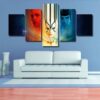 Star Trek 13 - Movie 5 Panel Canvas Art Wall Decor