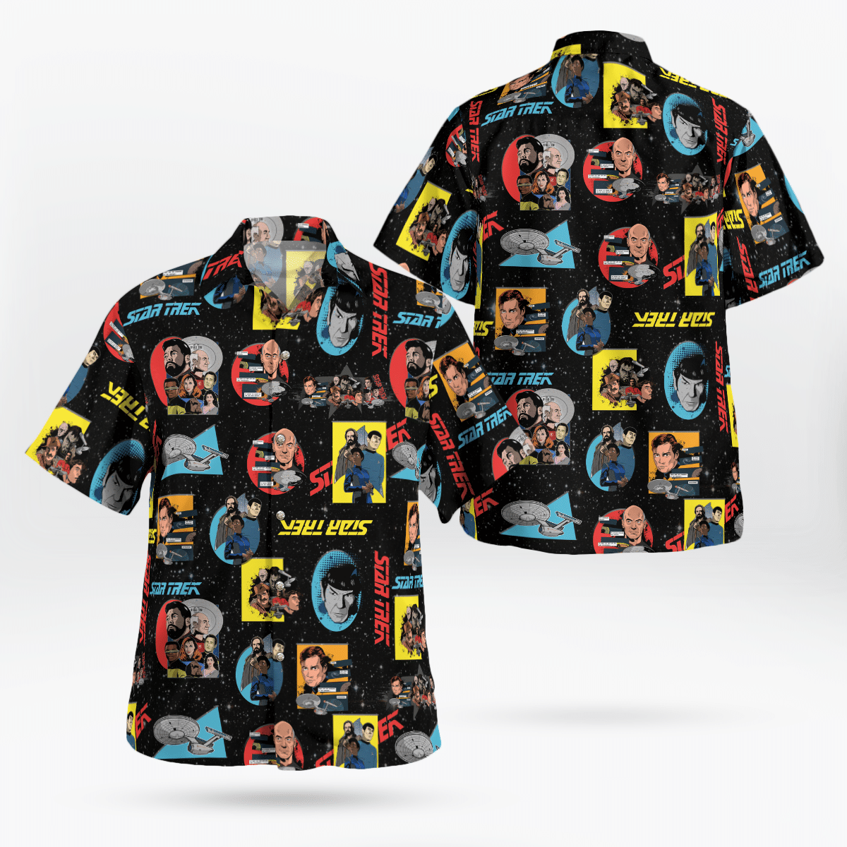 Star Trek Characters Hawaiian Shirt Star Trek Characters Hawaiian Shirt