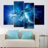Star Trek Movie Game Poste - Movie 5 Panel Canvas Art Wall Decor