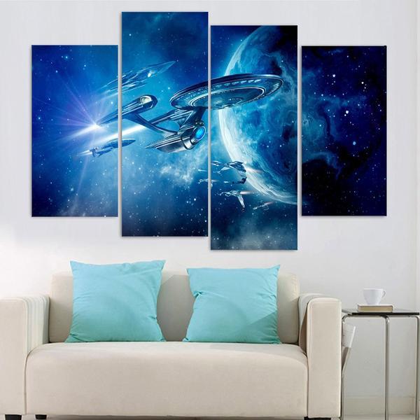 Star Trek Movie Game Poste - Movie 5 Panel Canvas Art Wall Decor Star Trek Movie Game Poste - Movie 5 Panel Canvas Art Wall Decor
