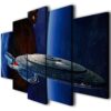 Star War Space Ship - Movie 5 Panel Canvas Art Wall Decor