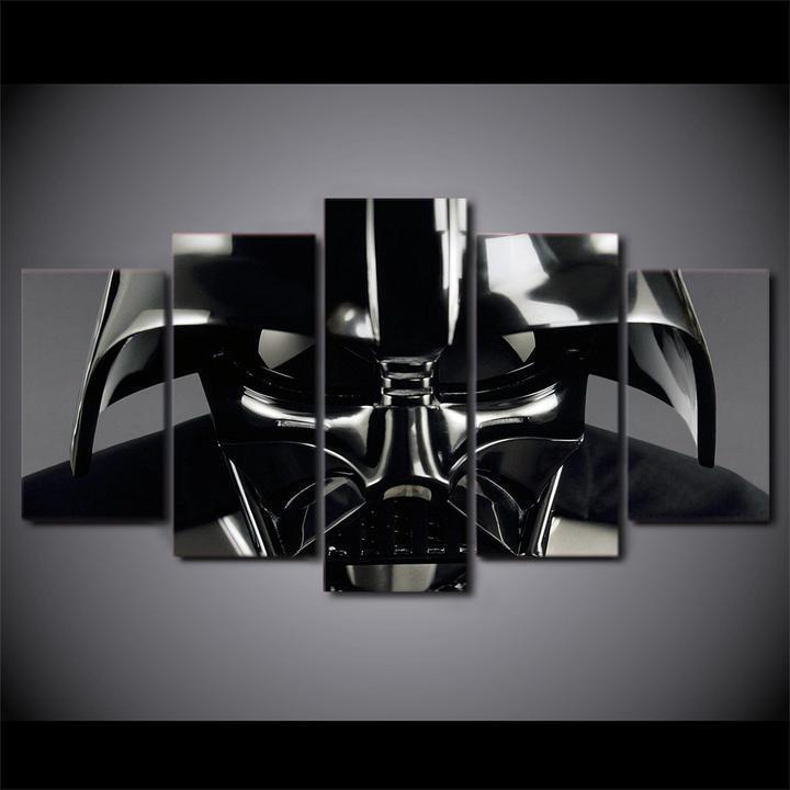 Star Wars 1: Darth Vader Movie - 5 Panel Canvas Art Wall Decor Star Wars 1: Darth Vader Movie - 5 Panel Canvas Art Wall Decor