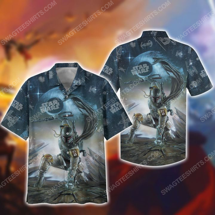 Star Wars Boba Fett Summer Vacation Hawaiian Shirt Star Wars Boba Fett Summer Vacation Hawaiian Shirt