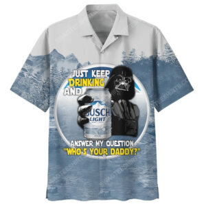 Star Wars Busch Light Summer Vacation Hawaiian Shirt