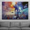 Star Wars Characters Poster 1 Movie 1 Piece - 1 Panel Canvas Art Wall Decor