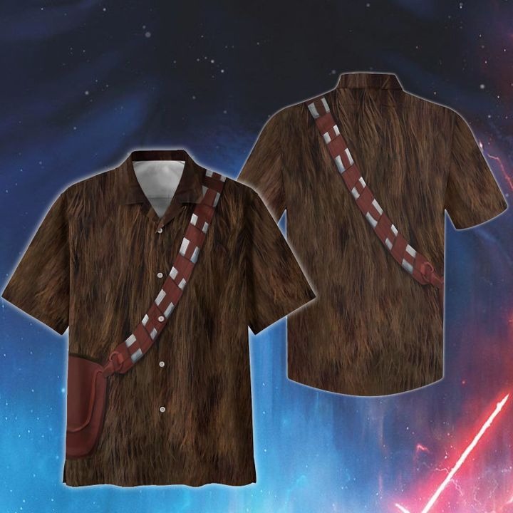 Star Wars Chewbacca Cosplay Hawaiian Shirt Star Wars Chewbacca Cosplay Hawaiian Shirt