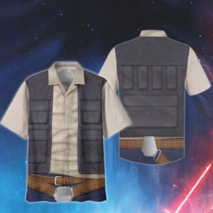 Star Wars Han Solo Cosplay Hawaiian Shirt