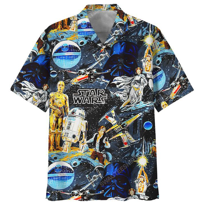 Star Wars Movie Retro Summer Vacation Hawaiian Shirt Star Wars Movie Retro Summer Vacation Hawaiian Shirt