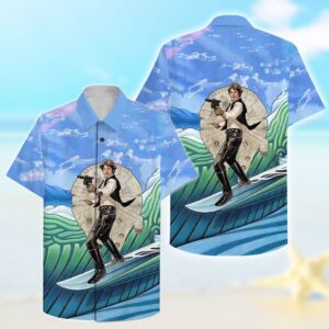 Star Wars Rebel Force Surfing Hawaiian Shirt