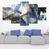 Starship Enterprise - Star Trek 7 - Movie 5 Panel Canvas Art Wall Decor