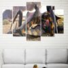 Starships Toopers - Movie 5 Panel Canvas Art Wall Decor