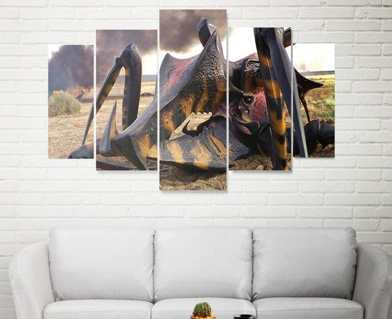 Starships Toopers - Movie 5 Panel Canvas Art Wall Decor Starships Toopers - Movie 5 Panel Canvas Art Wall Decor