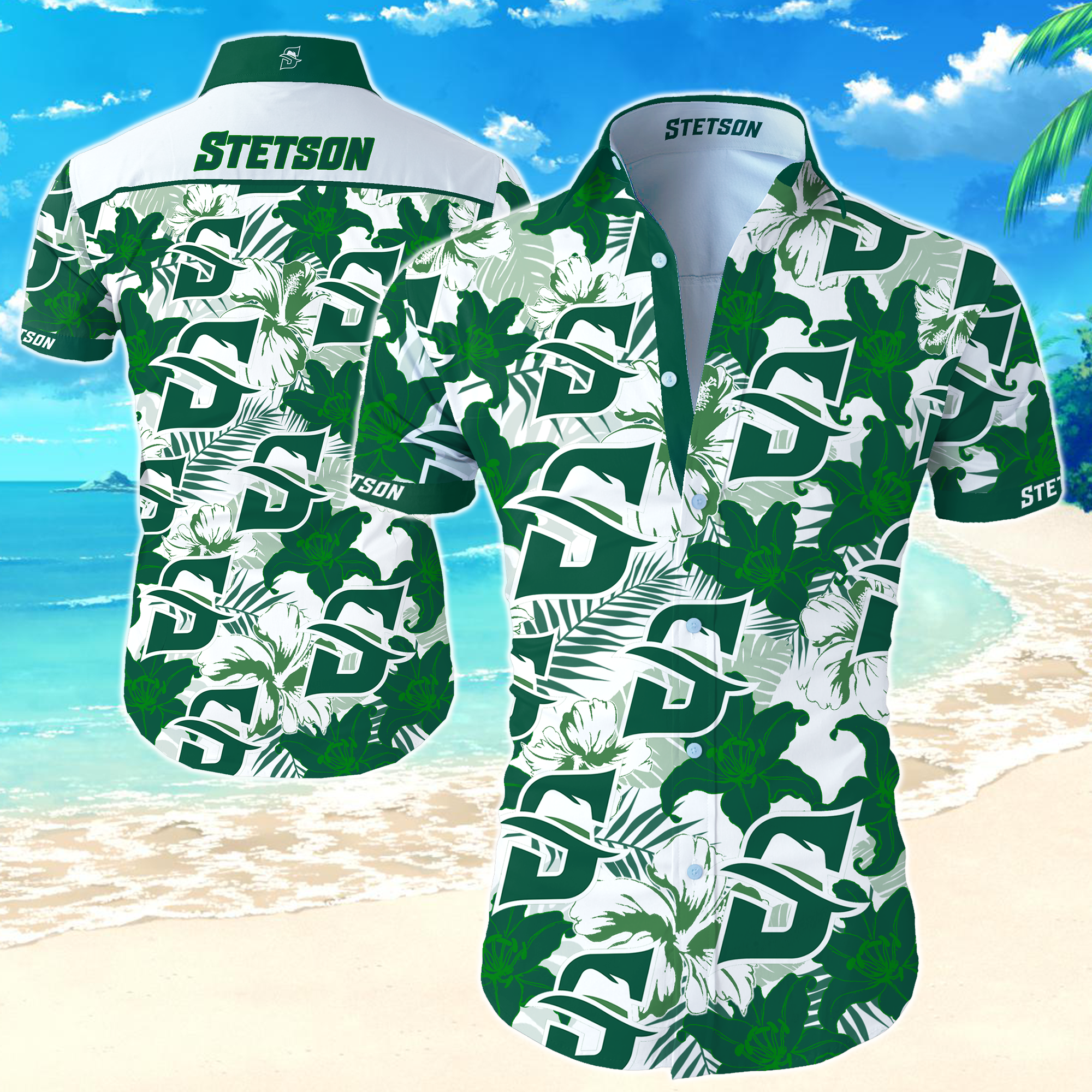 Stetson Hatters Hawaiian Shirt Summer Button Up Stetson Hatters Hawaiian Shirt Summer Button Up