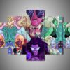 Steven Universe - Cartoon 5 Panel Canvas Art Wall Decor