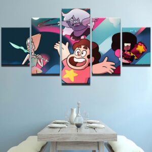 Steven Universe - Sport 5 Panel Canvas Art Wall Decor