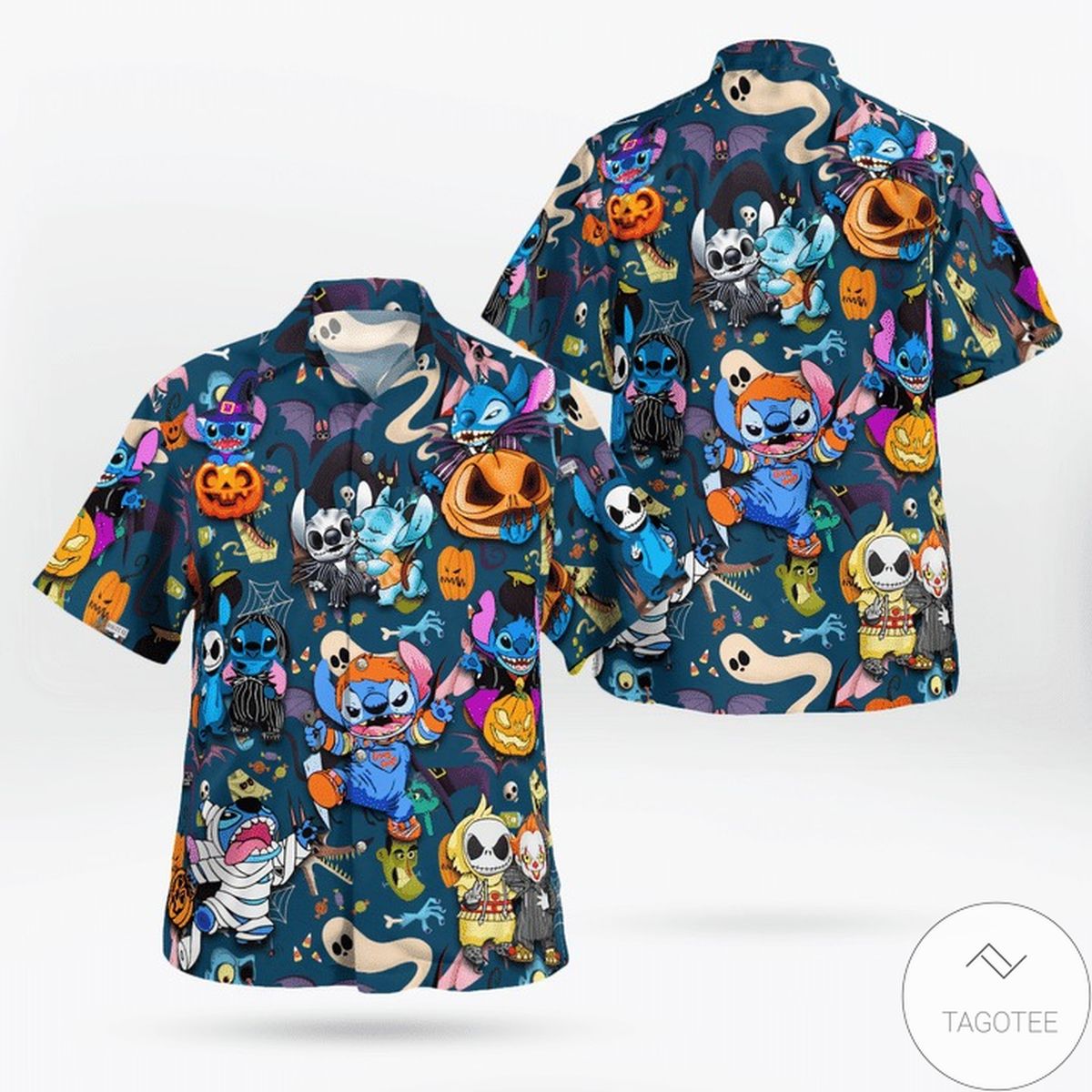 Stitch Halloween Funny Hawaiian Shirt Stitch Halloween Funny Hawaiian Shirt