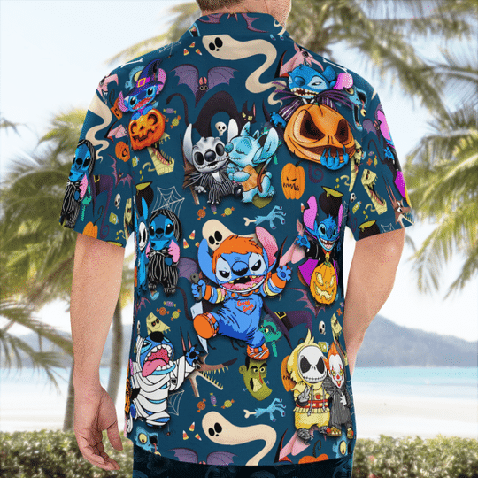 Stitch Halloween Funny Hawaiian Shirt Stitch Halloween Funny Hawaiian Shirt