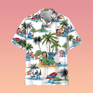 Stitch Summer Time Hawaiian Shirt