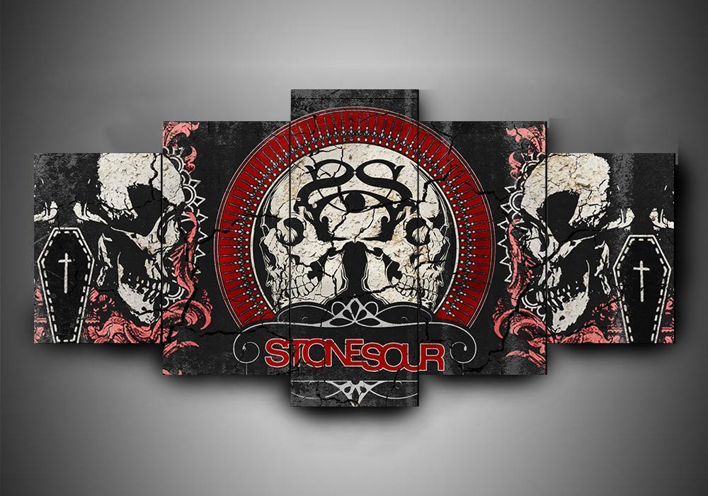 Stone Sour - Music 5 Panel Canvas Art Wall Decor Stone Sour - Music 5 Panel Canvas Art Wall Decor
