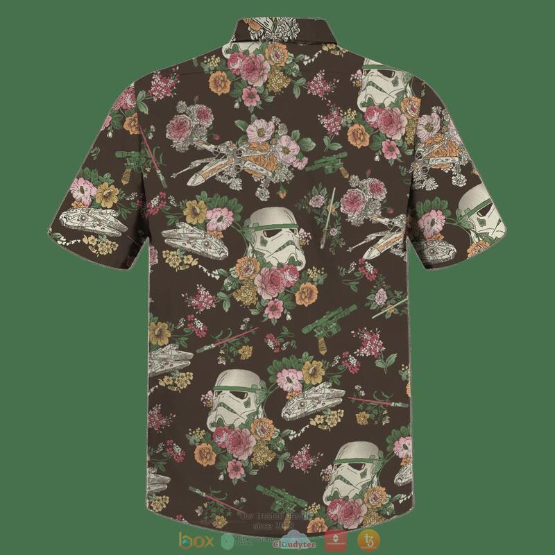 Stormtrooper Flower Hawaiian Shirt Stormtrooper Flower Hawaiian Shirt