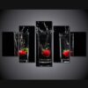Strawberry Cup - Nature 5 Panel Canvas Art Wall Decor
