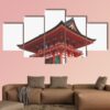 Street Around Kiyomizu Temple - Nature 5 Panel Canvas Art Wall Decor