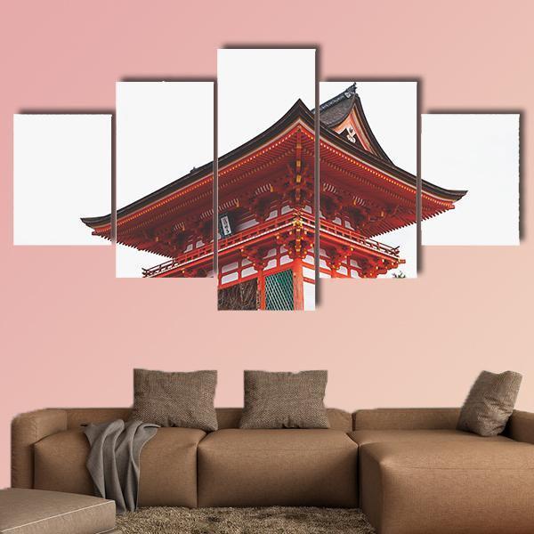 Street Around Kiyomizu Temple - Nature 5 Panel Canvas Art Wall Decor Street Around Kiyomizu Temple - Nature 5 Panel Canvas Art Wall Decor