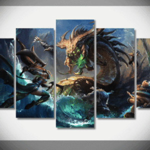 Strike League Of Legends - Game 5 Panel Canvas Art Wall Decor