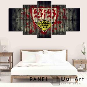 Stuttgate Vfb - Sport 5 Panel Canvas Art Wall Decor