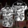 Styx Hawaiian Shirt Summer Button Up
