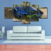 Subaru Impreza Wrx 2 - Automative 5 Panel Canvas Art Wall Decor