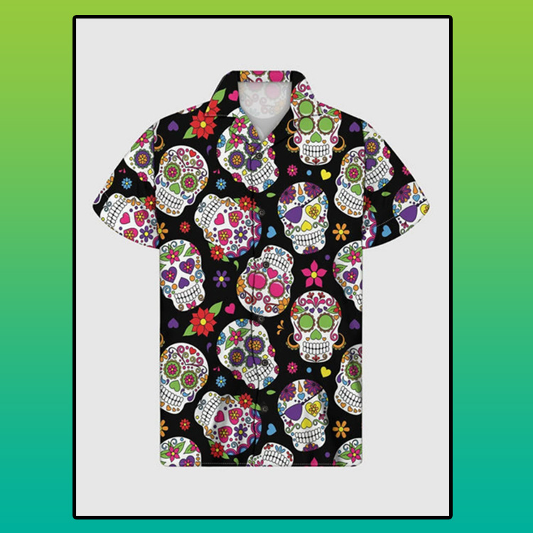 Sugar Skull Hawaiian Shirt Sugar Skull Hawaiian Shirt