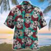 Sugar Skull Roses Pattern Hawaiian Shirt