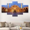 Sultan Ahmed Mosque Istanbul - Nature 5 Panel Canvas Art Wall Decor