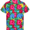 Summer Flower Tropical All Over Printed Hawaiian Shirt