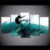 Summer Fun Surf - Sport 5 Panel Canvas Art Wall Decor