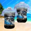 Summer Time Ocean And Palm Tree All Over Print Hawaiian Shirt