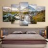 Summer - Nature 5 Panel Canvas Art Wall Decor