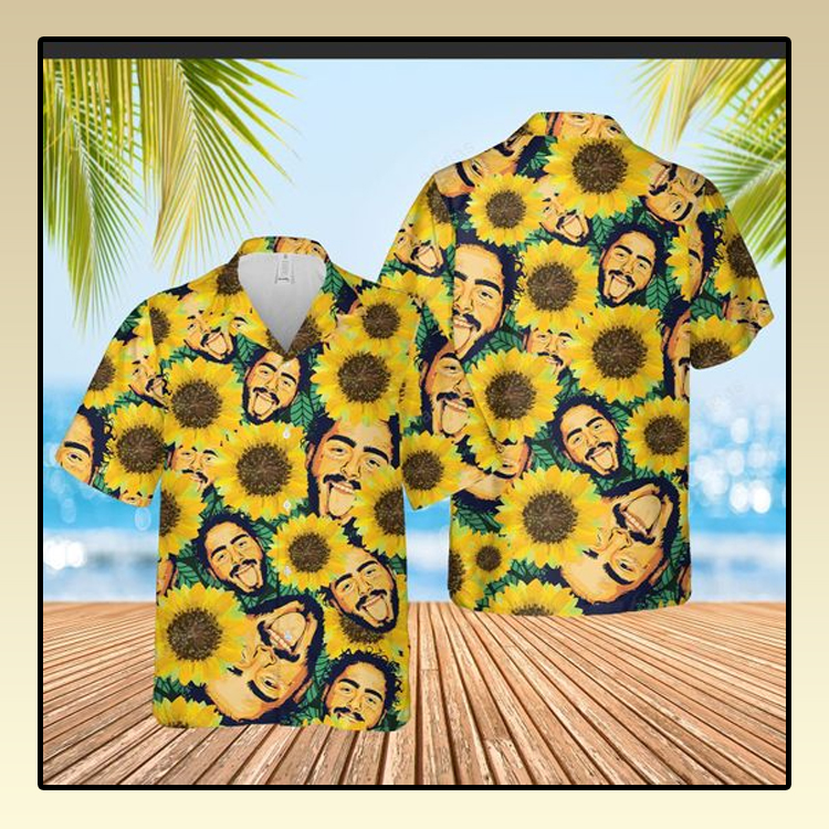 Sunflower Post Malone Hawaiian Shirt Sunflower Post Malone Hawaiian Shirt