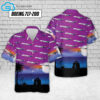 Sunset Airlines Boeing 717-200 Full Print Hawaiian Shirt