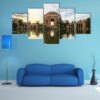 Sunset At The Palace Of Fine - Nature 5 Panel Canvas Art Wall Decor